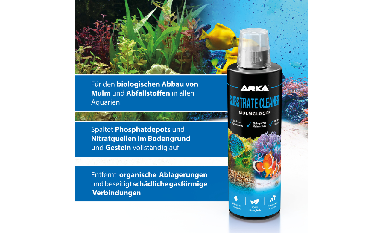 ARKA Substrate Cleaner Mulm- & Schmutzentferner 473 ml