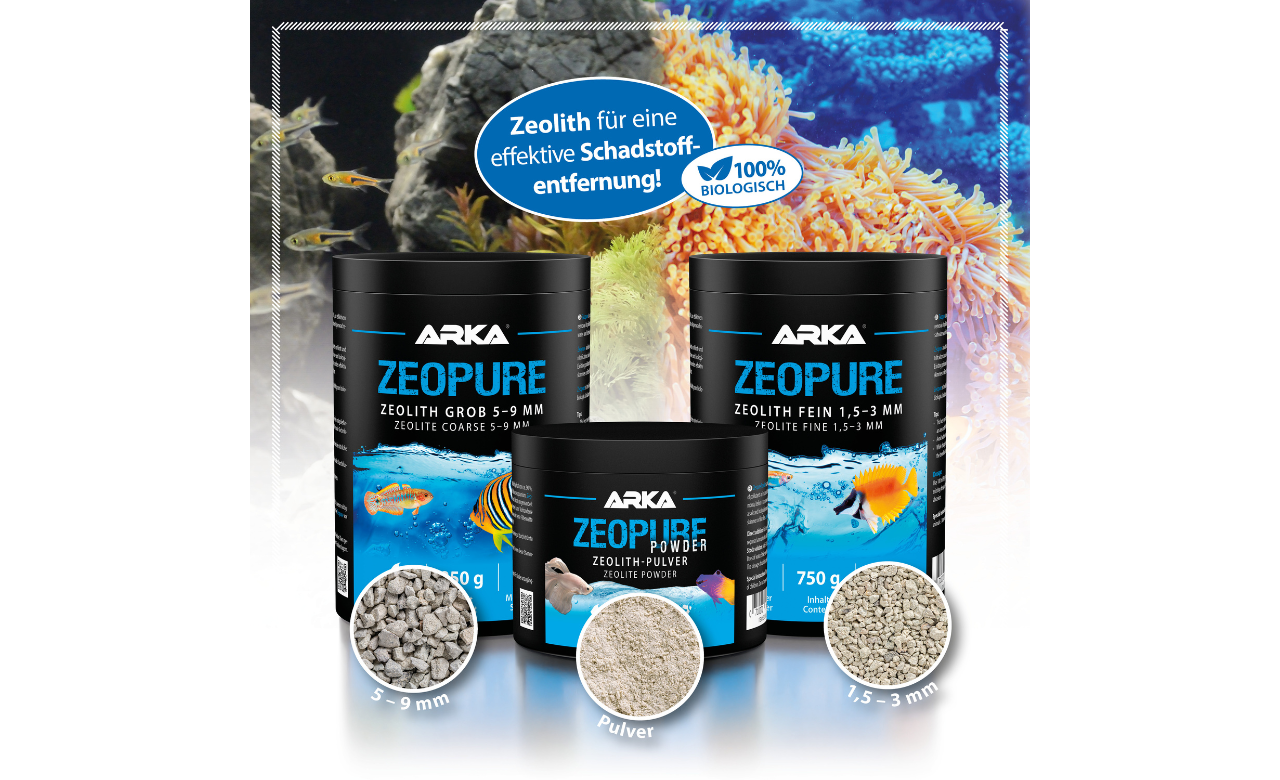 ARKA Zeopure Powder Zeolith Pulver 125 g