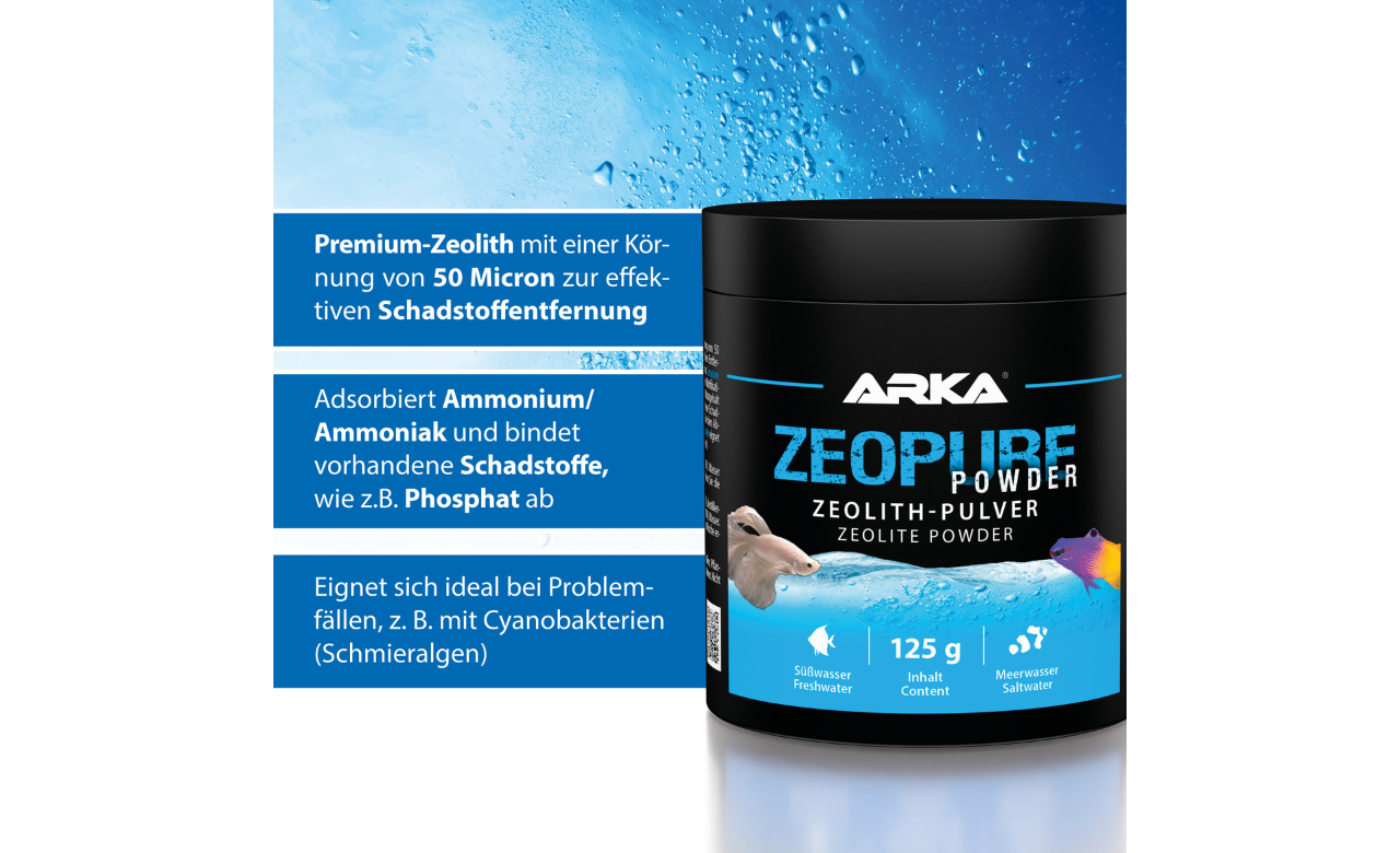 ARKA Zeopure Powder Zeolith Pulver 250 g