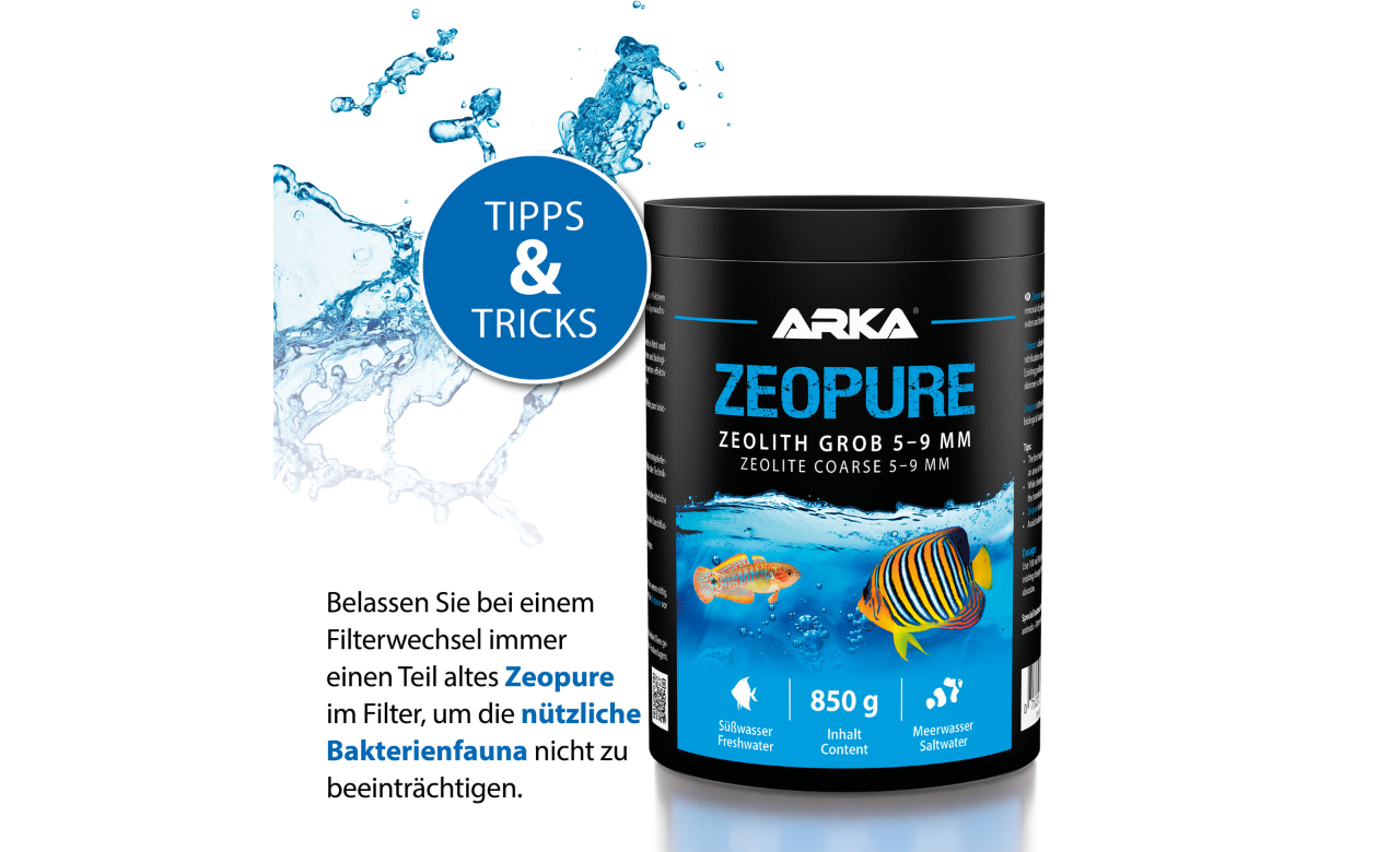 ARKA Zeopure Zeolith 5-9mm 850 g