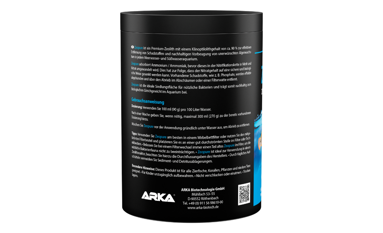ARKA Zeopure Zeolith 5-9mm 850 g