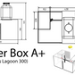 *NEU* Aqua Medic Armatus Lagoon 300 weiß 100x65x40 cm