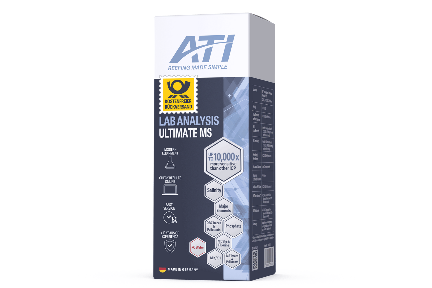 *NEU* ATI Lab Analysis Ultimate MS inkl. Rückversand DE ICP (1 St.)