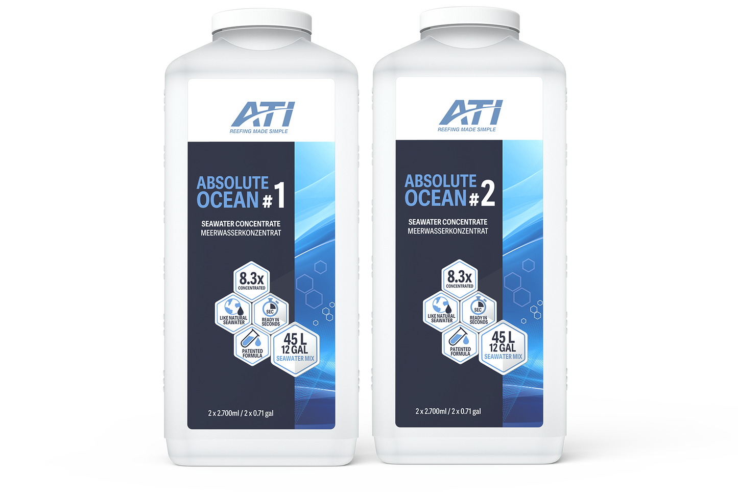 ATI Absolute Ocean 2x 2700 ml Meerwasserkonzentrat (für 45 L)