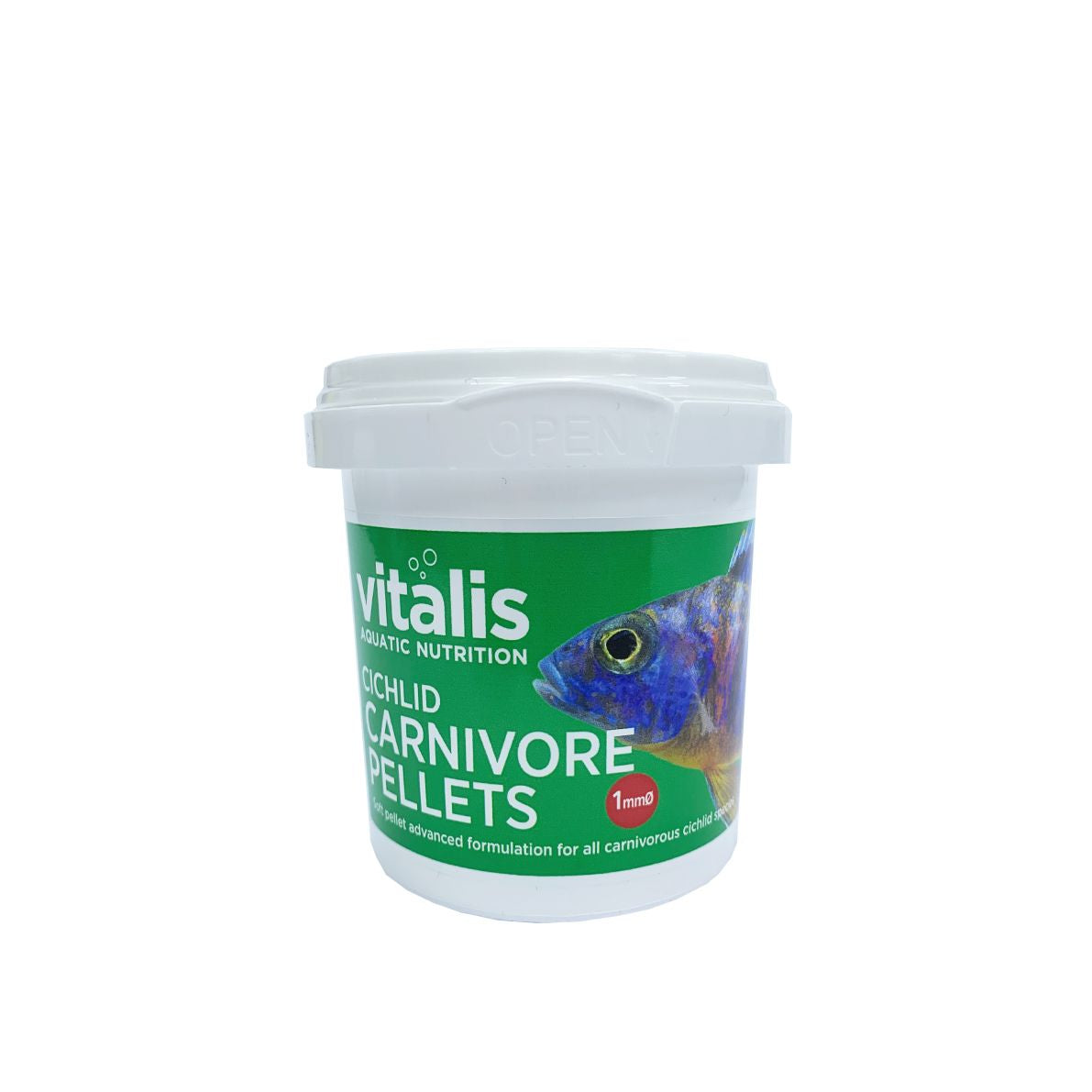 Vitalis Cichlid Carnivore Süßwasser Pellets 1mm 260 g