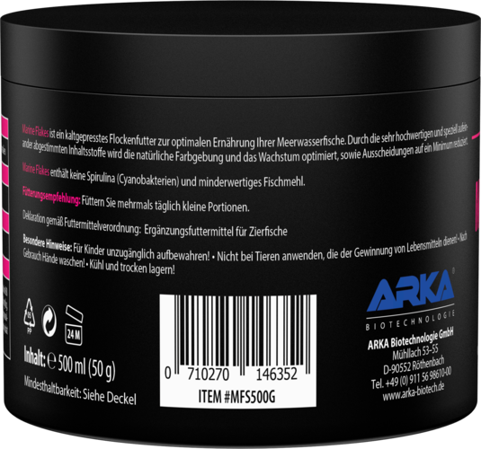 ARKA Marine Flakes Flockenfutter 250 ml