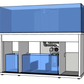 D-D Reef-Pro 1800 White Gloss Aquariumsystem 180x60x56cm