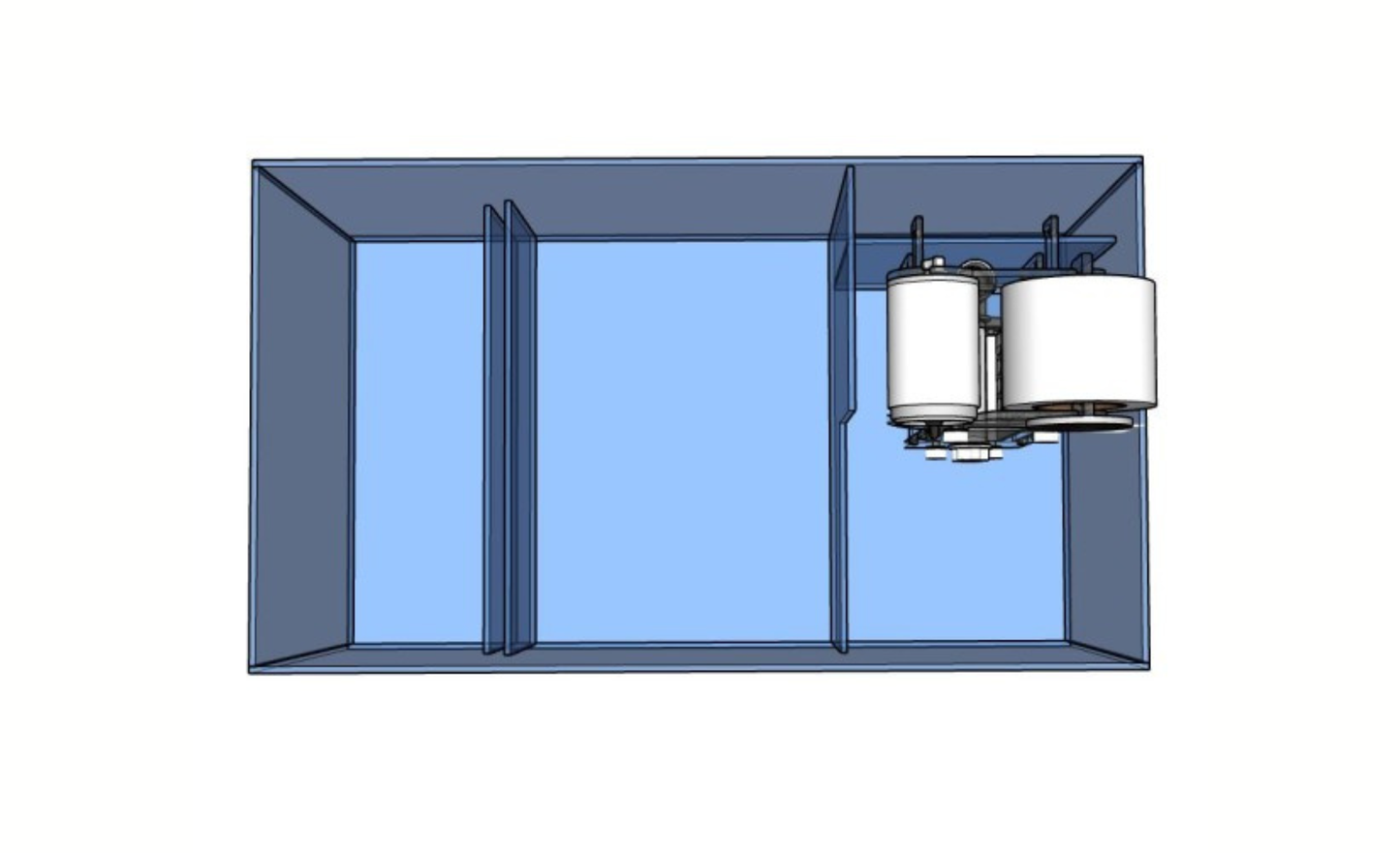 D-D Reef-Pro 1800 Anthracite Gloss Aquariumsystem 180x60x56cm
