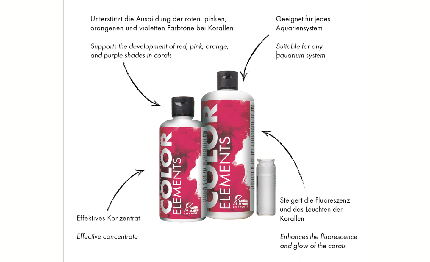 Fauna Marin Color Elements Red für leuchtend rote Korallen 250 ml