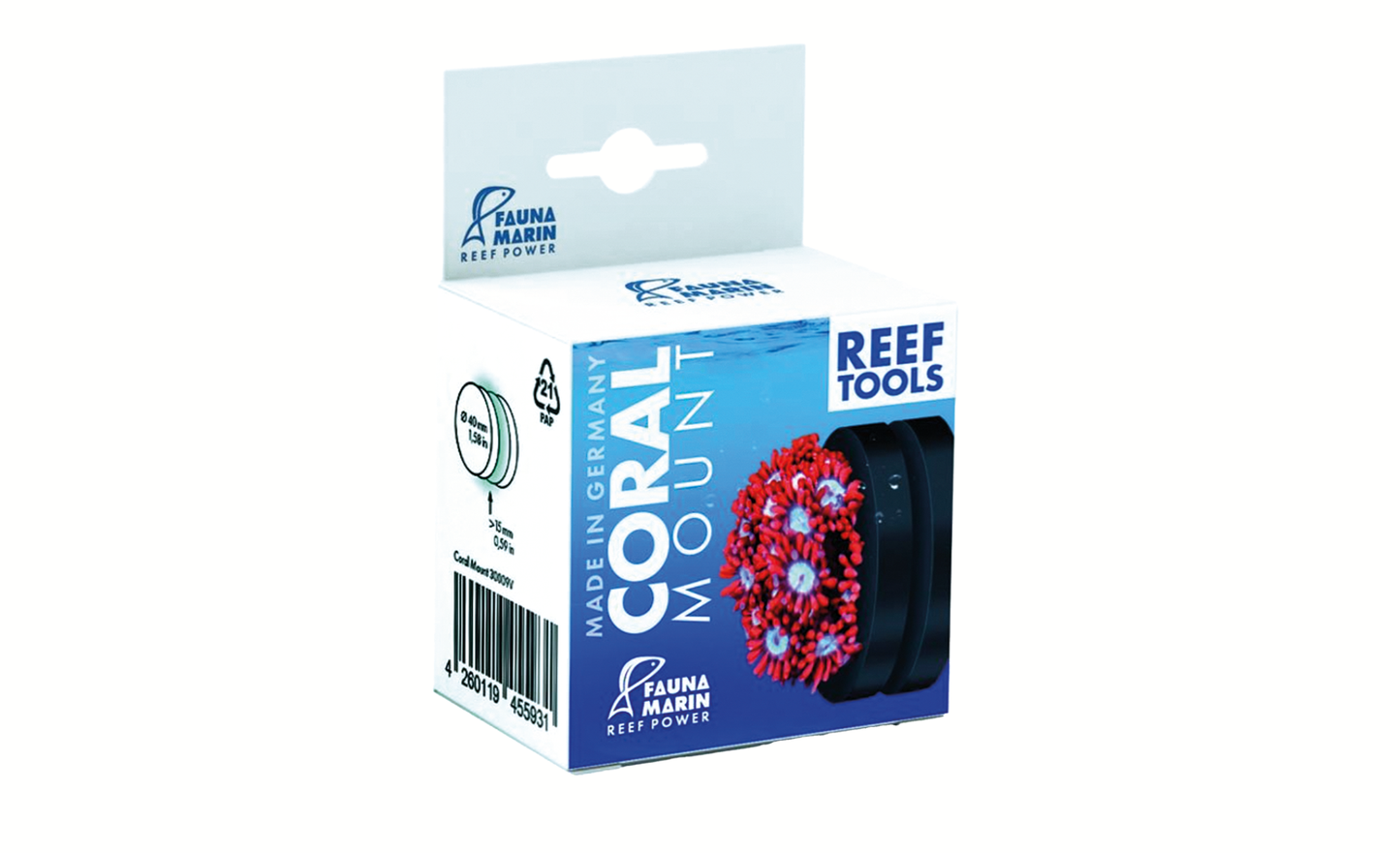 Fauna Marin Coral Mount Ø 4cm Magnet für Korallen