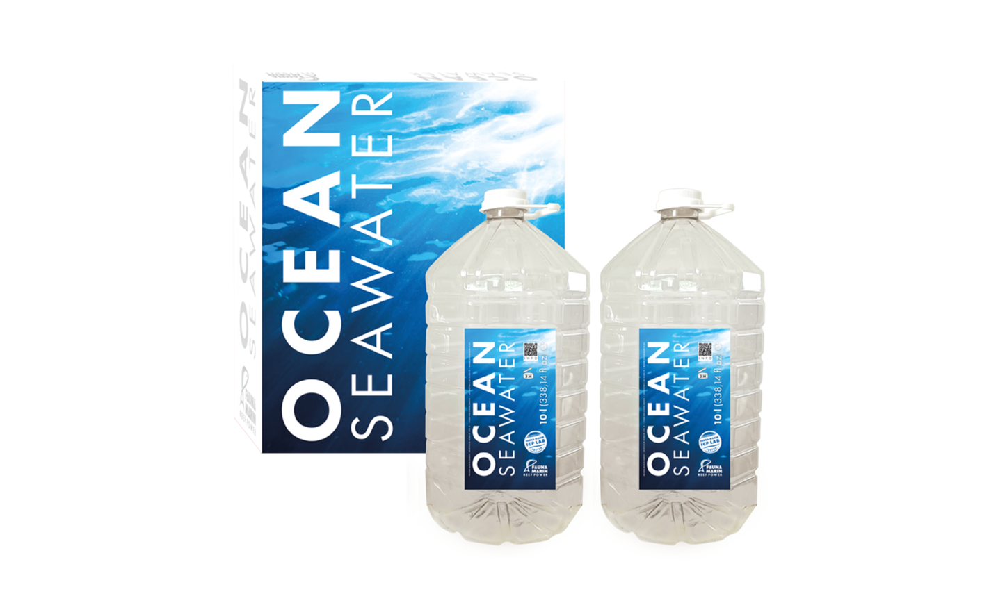 Fauna Marin Ocean Seawater natürliches Meerwasser 2x10 L