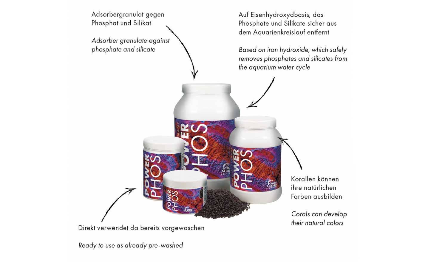 Fauna Marin Power Phos PO4 Adsorber Eisen 400 g