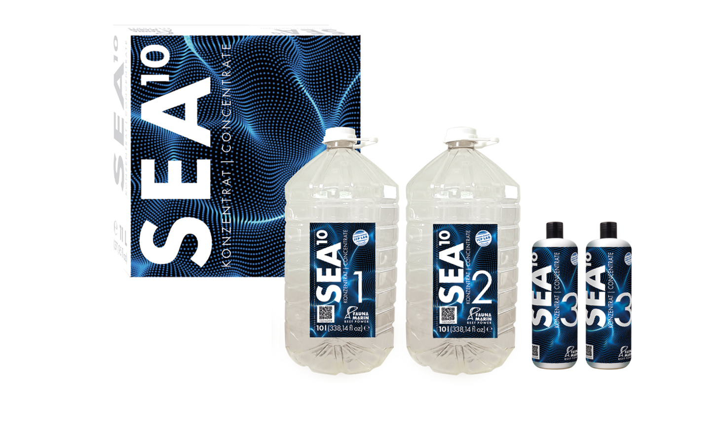 Fauna Marin SEA10 Konzentrat 2x10L + 2x1L (für 200L)