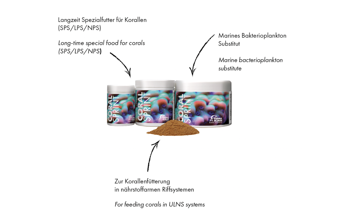 Fauna Marin Coral Sprint Spezialfutter für Korallen 70 g