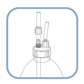 Fauna Marin DIY Doser Dosieradapter für den direkten Anschluss von Dosierpumpenschläuchen an Dosierbehälter (2x)