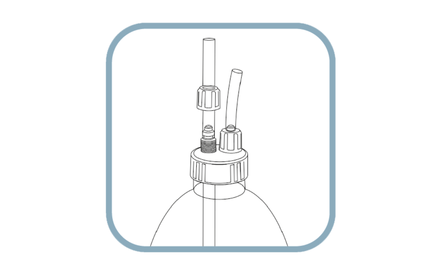 Fauna Marin DIY Doser Dosieradapter für den direkten Anschluss von Dosierpumpenschläuchen an Dosierbehälter (2x)