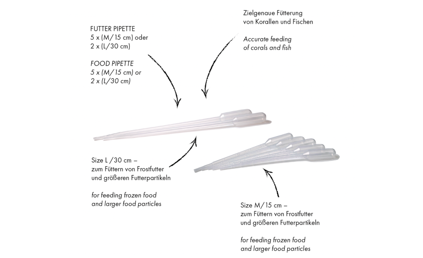 Fauna Marin Pipette M 15 cm (5 St.)