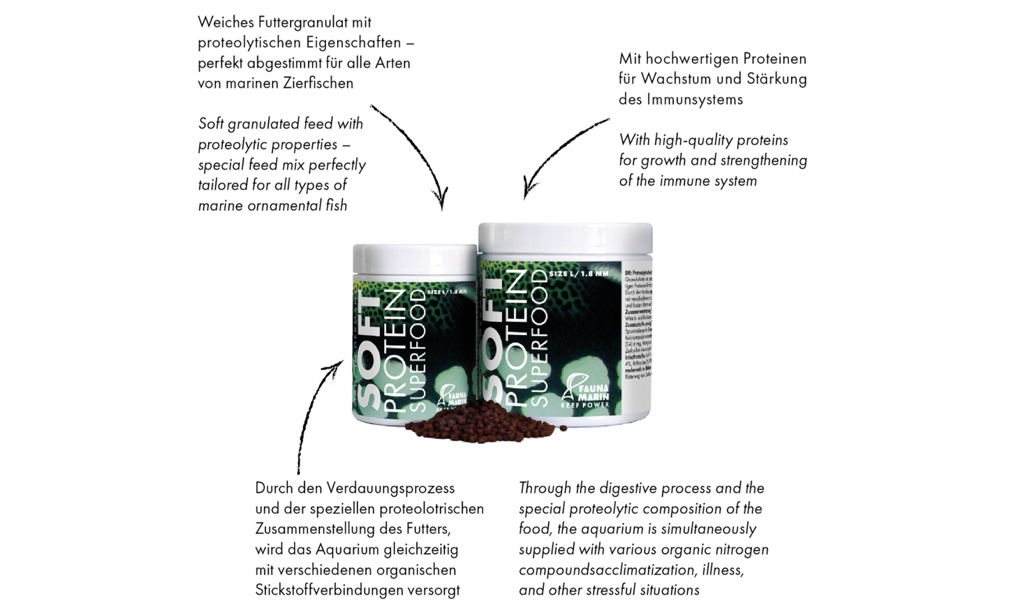 Fauna Marin Soft Protein Superfood L Granulatfutter 60 g