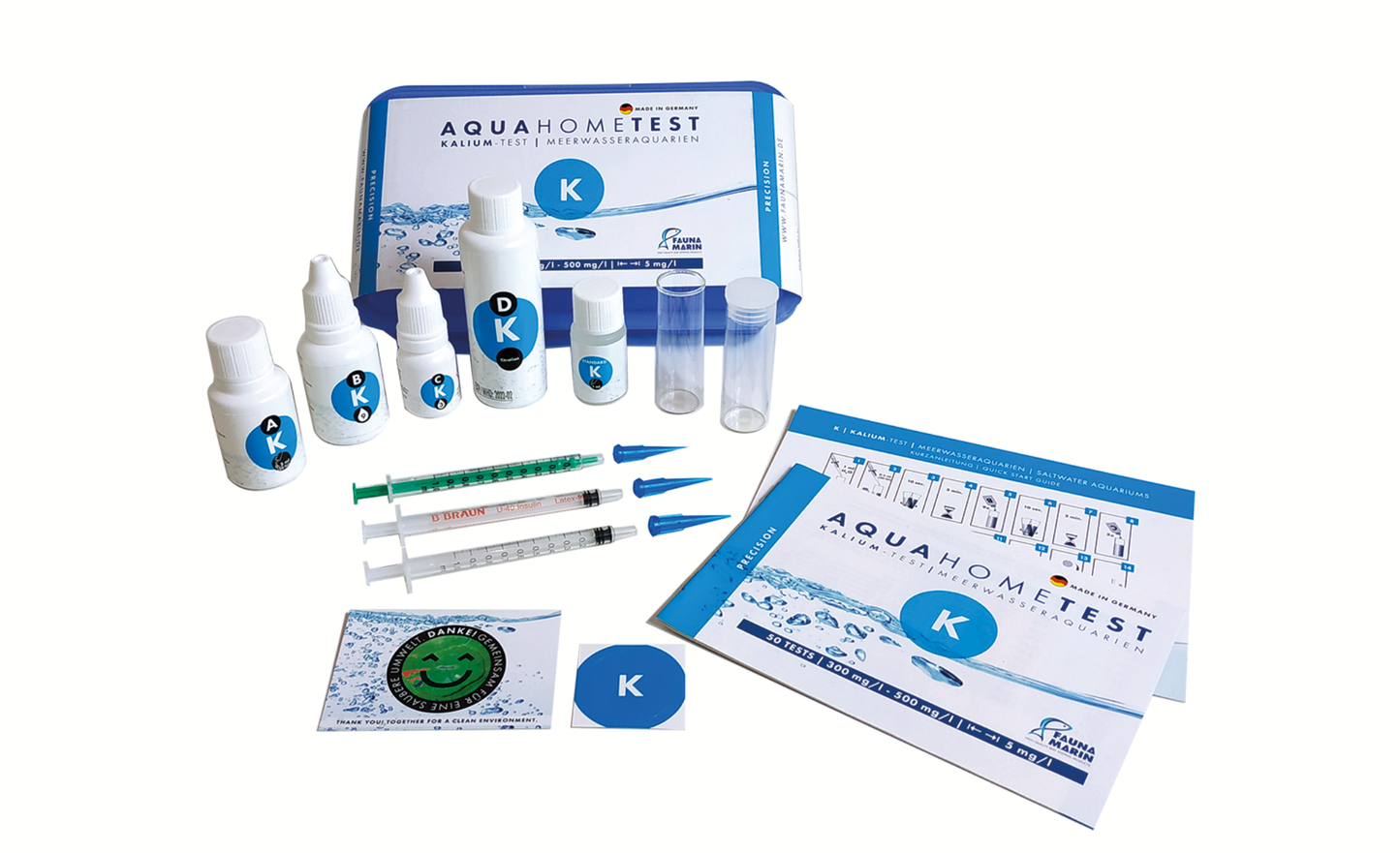 Fauna Marin AquaHomeTest K: Kalium-Test für Meerwasseraquarien