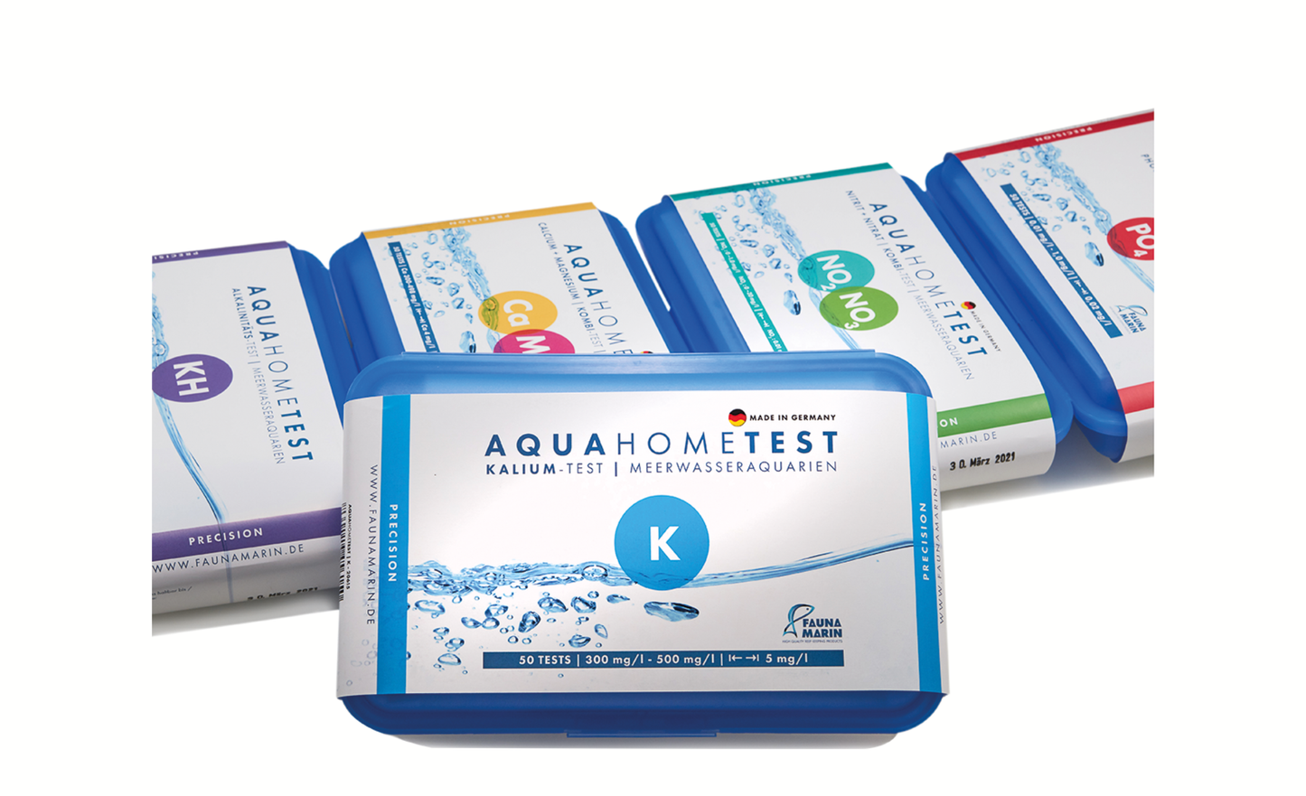 Fauna Marin AquaHomeTest K: Kalium-Test für Meerwasseraquarien