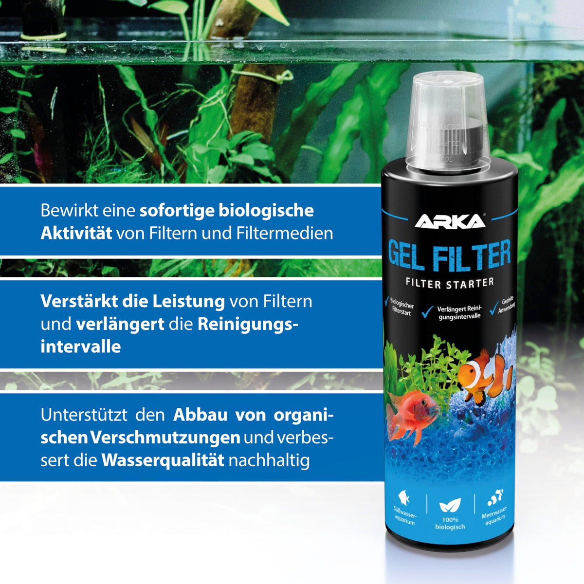 ARKA Gel Starter Filter Starter 473 ml