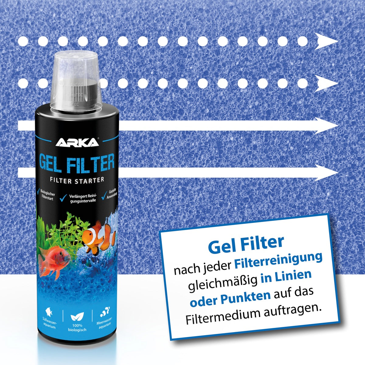 ARKA Gel Starter Filter Starter 473 ml