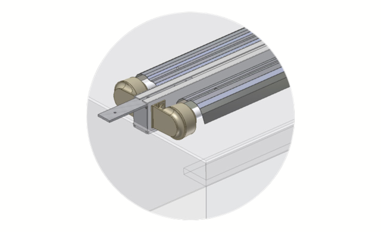 Giesemann RAZOR 2x 80 W T5 inkl. Reflektoren 150 cm