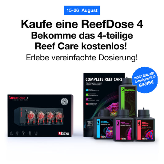 AKTION: Red Sea Reefdose 4 & GRATIS Complete Reef Care