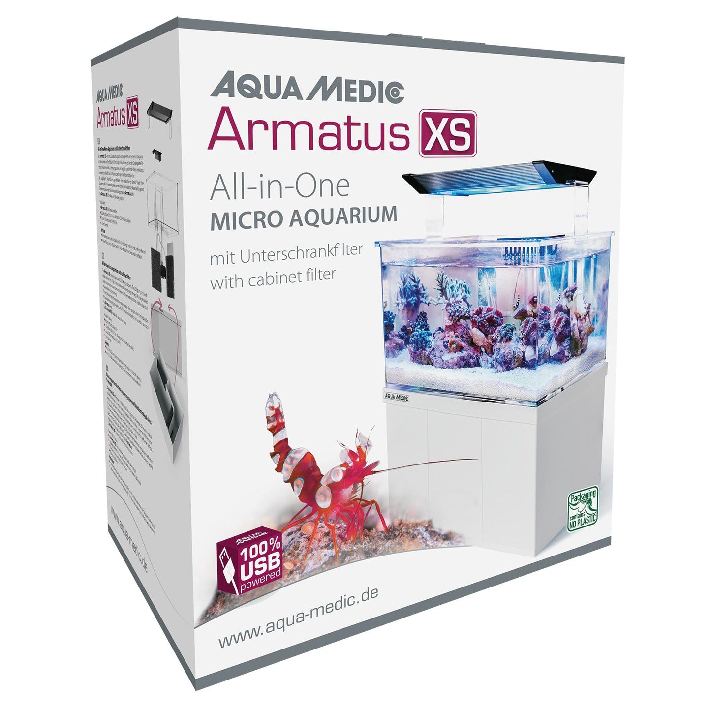 Aqua Medic Armatus XS (26,5x17x15 cm) Microaquarium 4 L