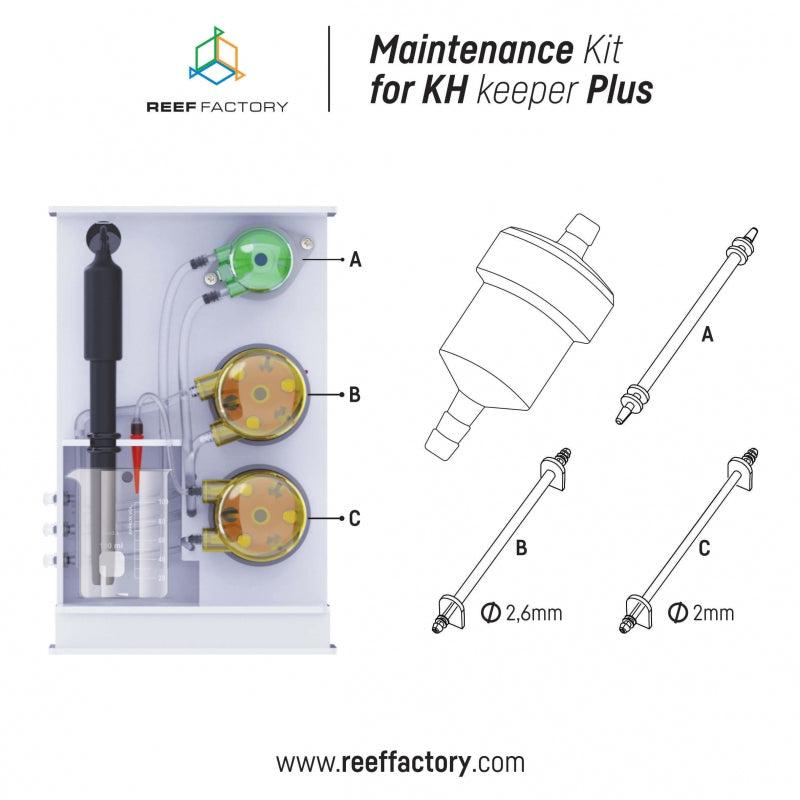 Reef Factory Maintenance Kit for KH keeper Plus