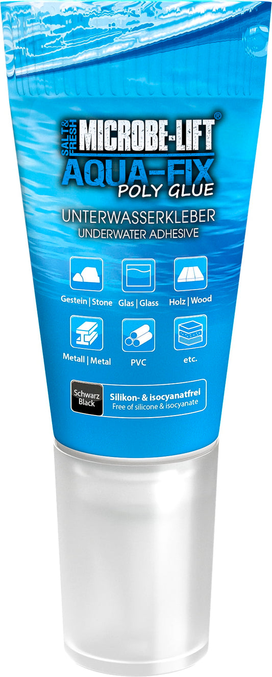 Microbe-Lift Aqua-Fix Poly Glue - Polymer-Unterwasserkleber 60 g Tube