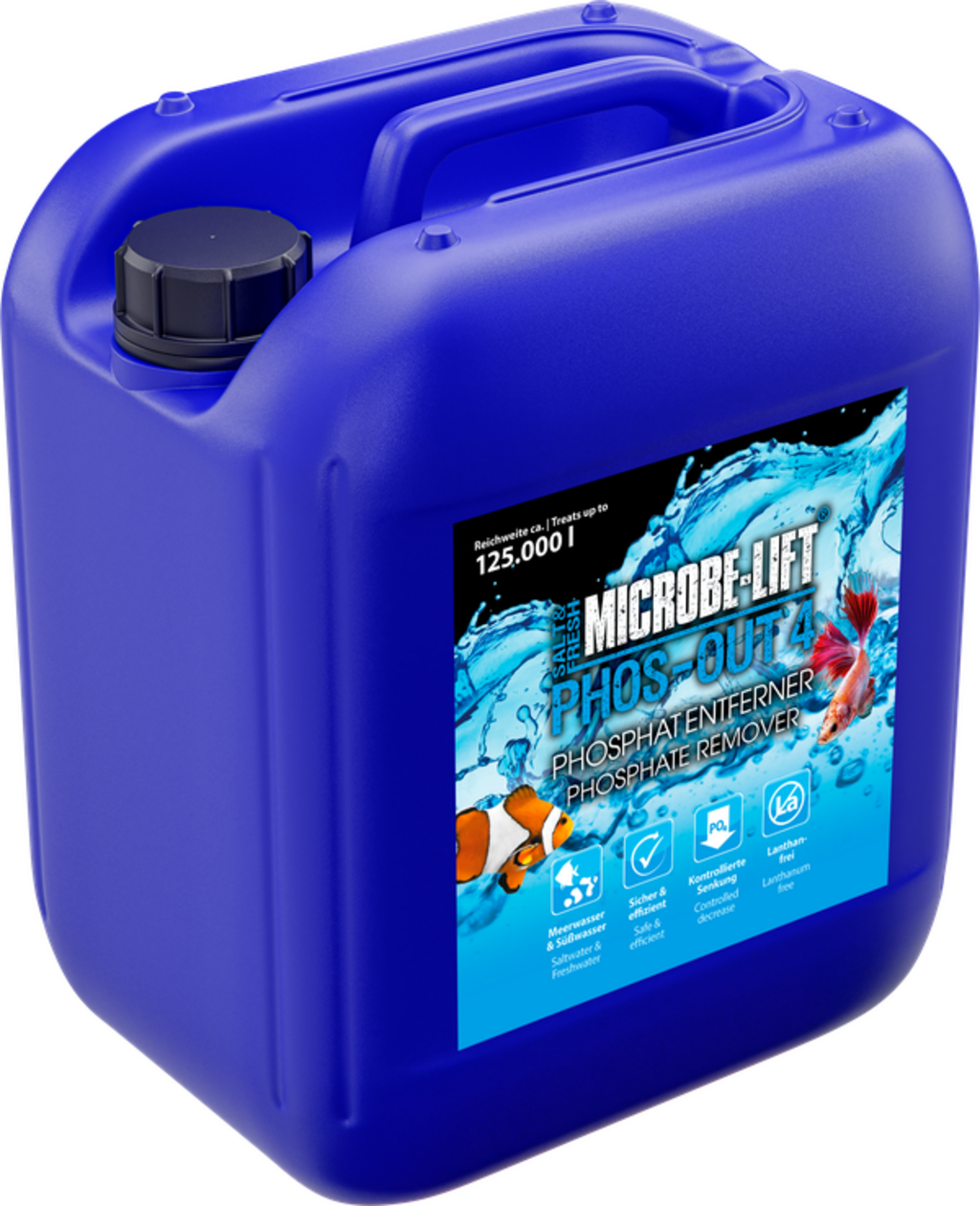 Microbe-Lift Phos-Out 4 flüssiger Phosphatentferner 5 Liter