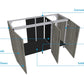 *NEU* D-D AQUA-Pro Reef 1350 Metal Frame Black Gloss 135x60x56cm Aquariumsystem
