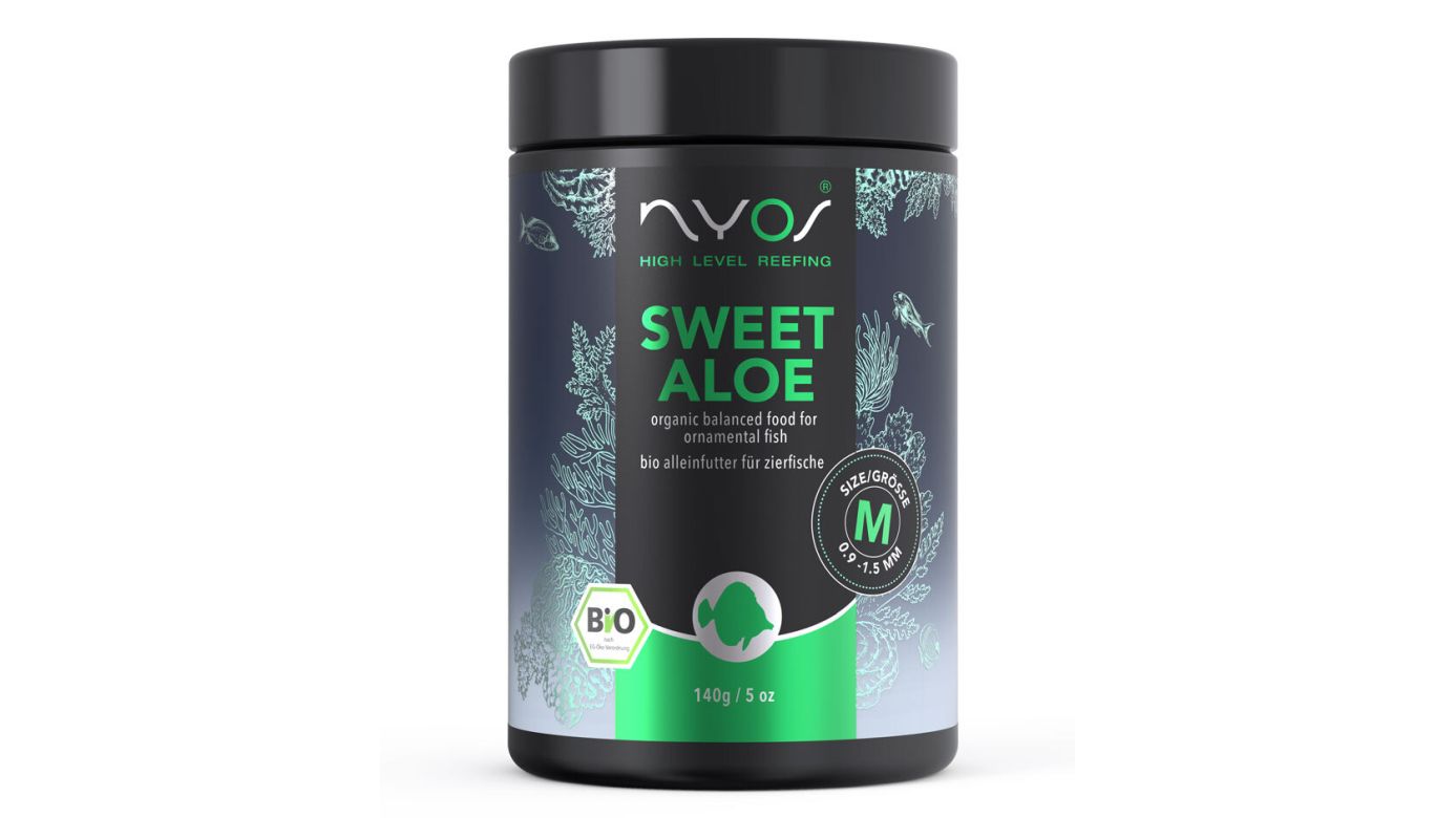 Nyos Sweet Aloe Bio-Alleinfutter für Zierfische 70 g