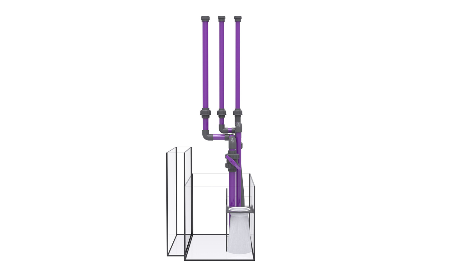 Nyos OPUS G2 200 Slim-Line grey (55x55x55cm) 166 Liter