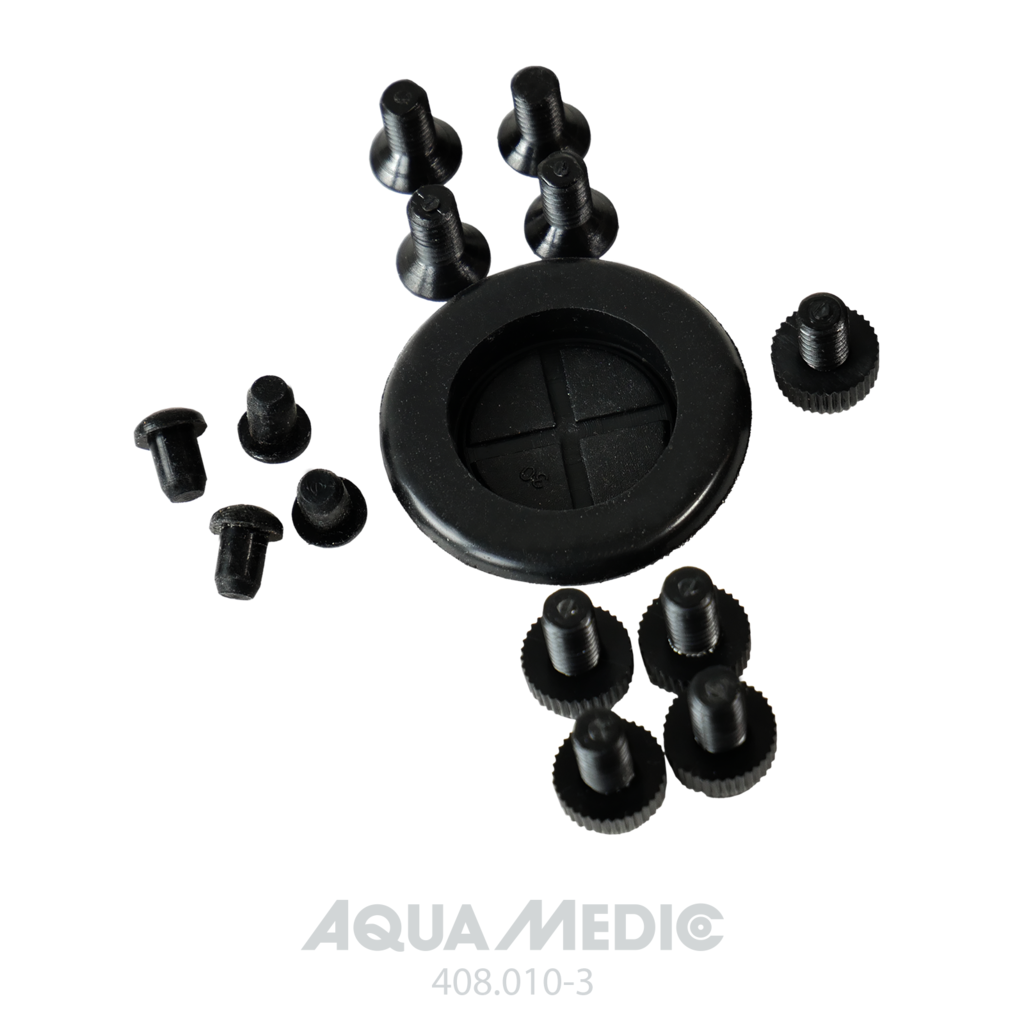 Aqua Medic Ocean Clear Satz Schrauben + Gummistopfen Ersatzteil (408.010-3)