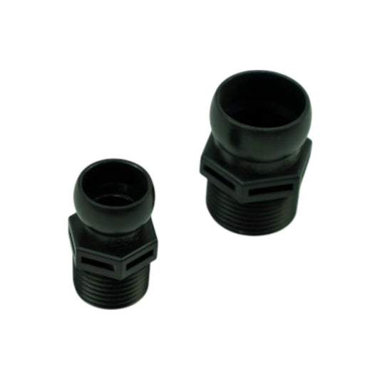 AMA Anschlussverschraubung 3/4 Zoll Gewinde (schwarz)