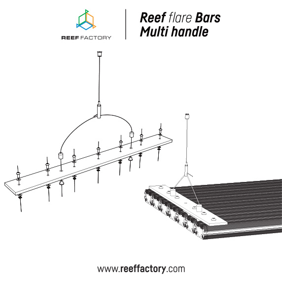 Reef Factory Reef flare Bar 2 Multi handle (2 St.)