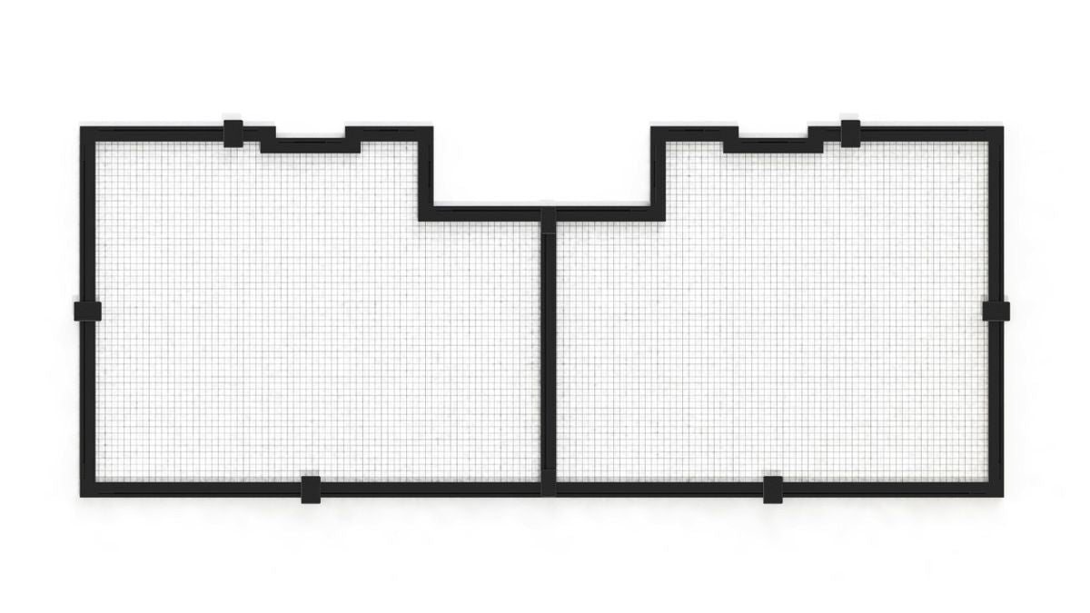 Red Sea Aquariennetzabdeckung 24''/60cm (inkl. 1 Universalausschnitt) (R42080)