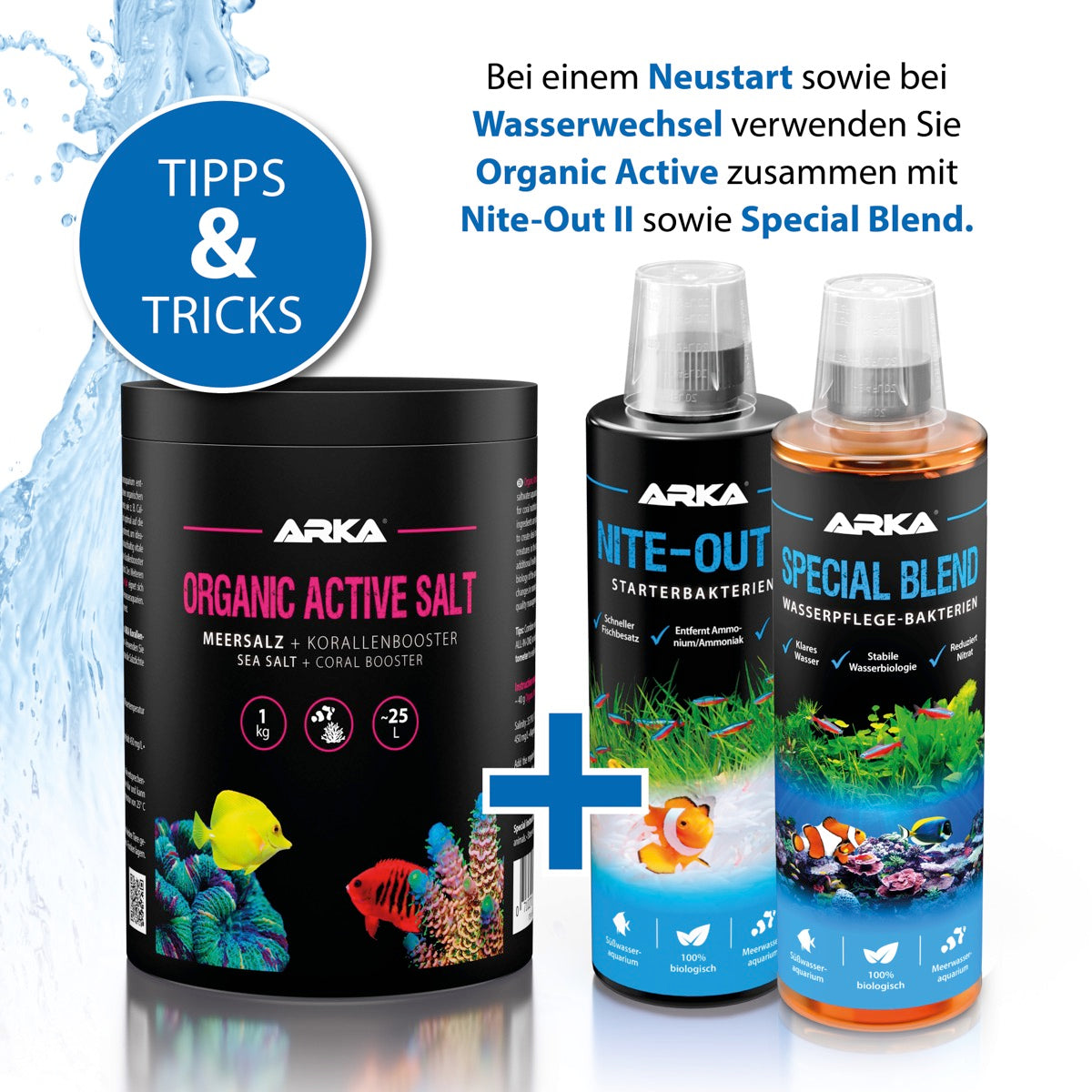 ARKA Organic Active Salt Meersalz 1 kg