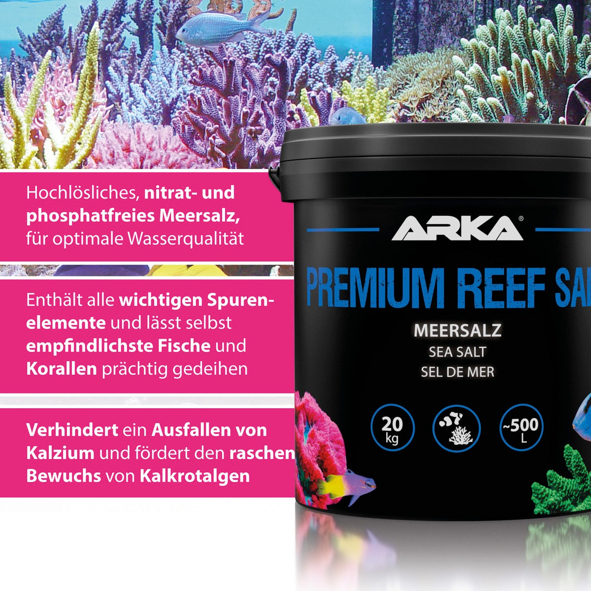 ARKA Premium Reef Salt Meersalz 20 kg