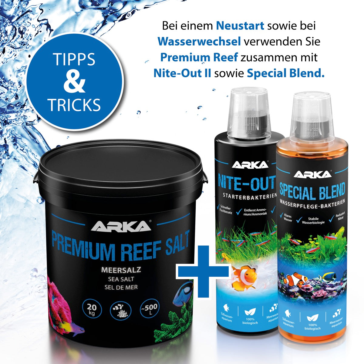ARKA Premium Reef Salt Meersalz 20 kg