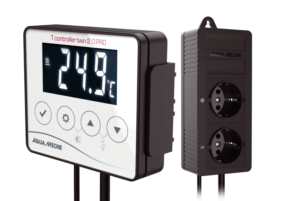 *NEU* Aqua Medic T controller twin 2.0 PRO Steuerung von Heizgeräten und Kühlanlagen (max. 2000 W)
