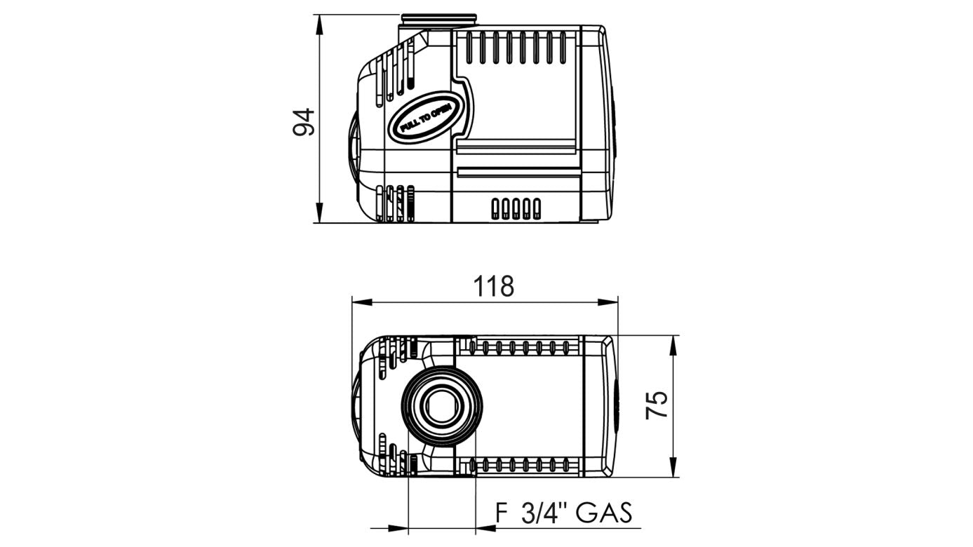 Tunze Rückförderpumpe Silence 300-3000 l/h (1073.040)