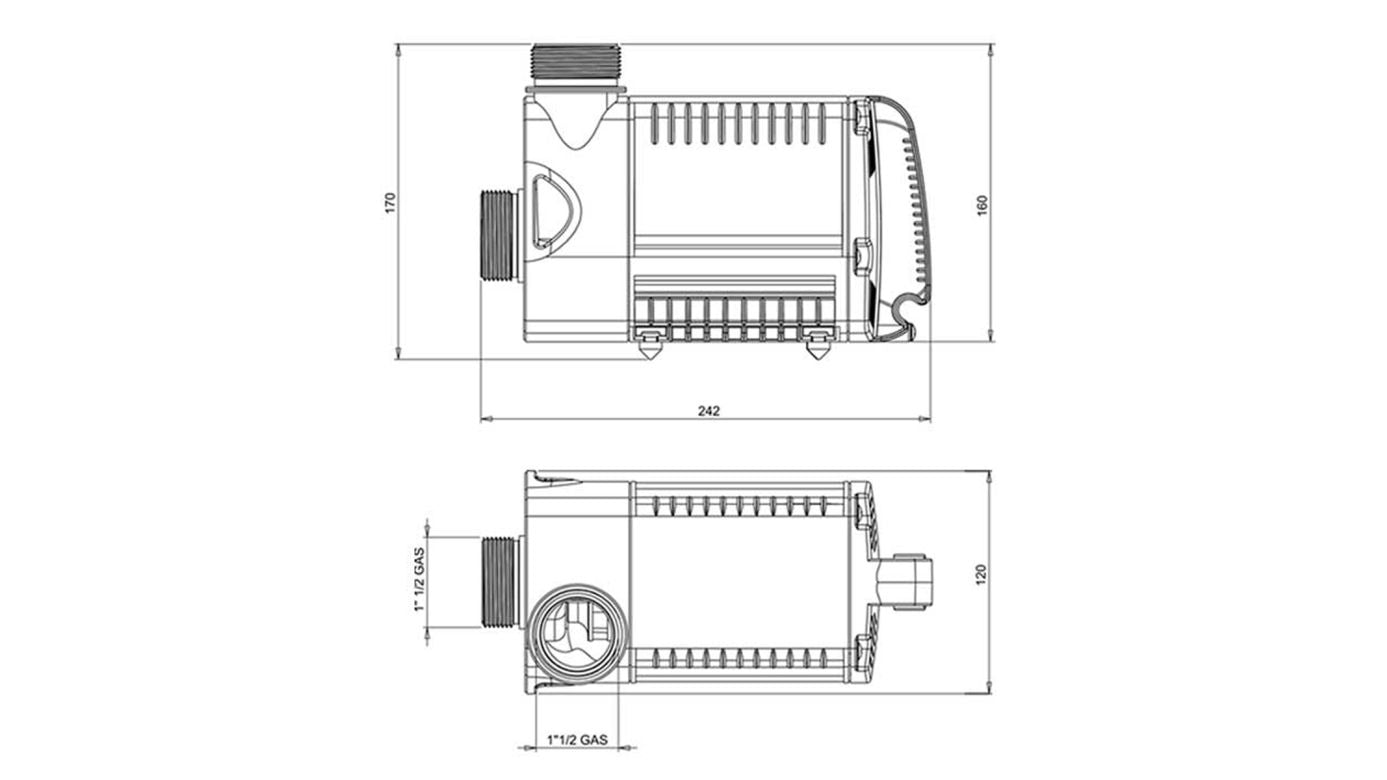 Tunze Rückförderpumpe Silence Pro 11000 l/h (1073.110)