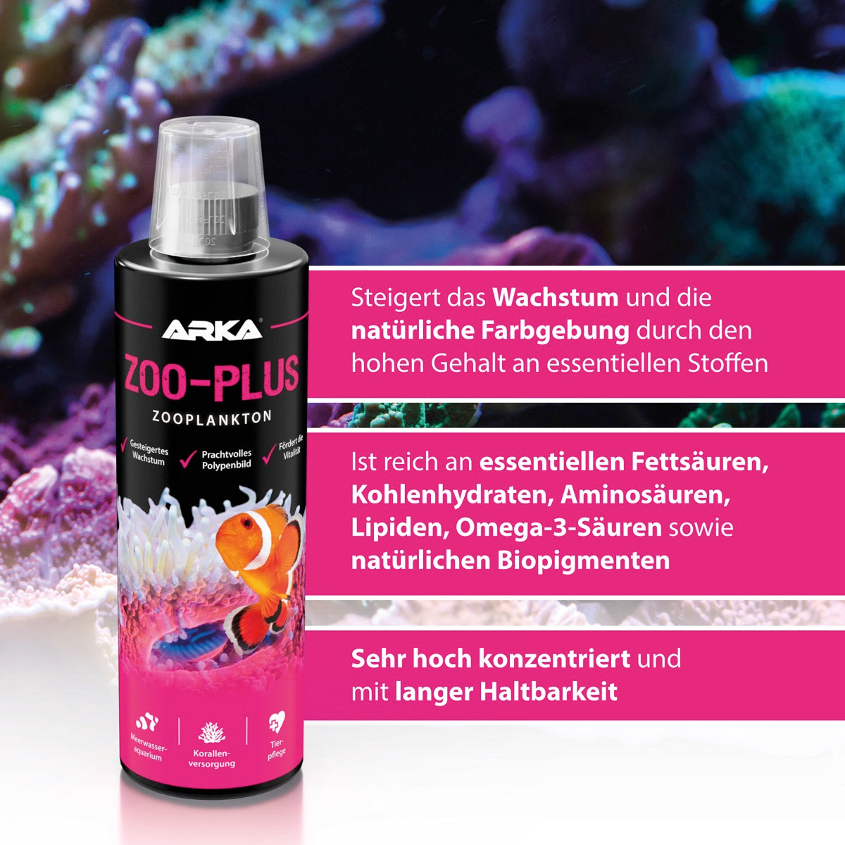 ARKA Zoo-Plus Tierisches Plankton 473 ml