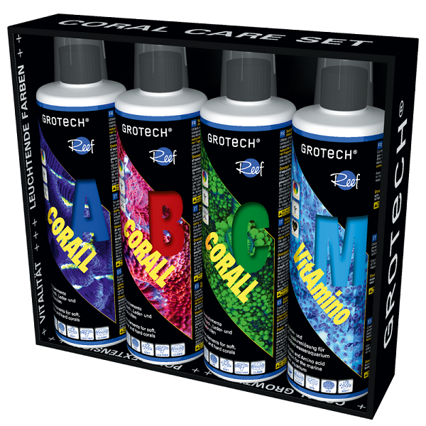 Grotech Coral Care Set - Coral A, B, C + VitAmino M je 500 ml