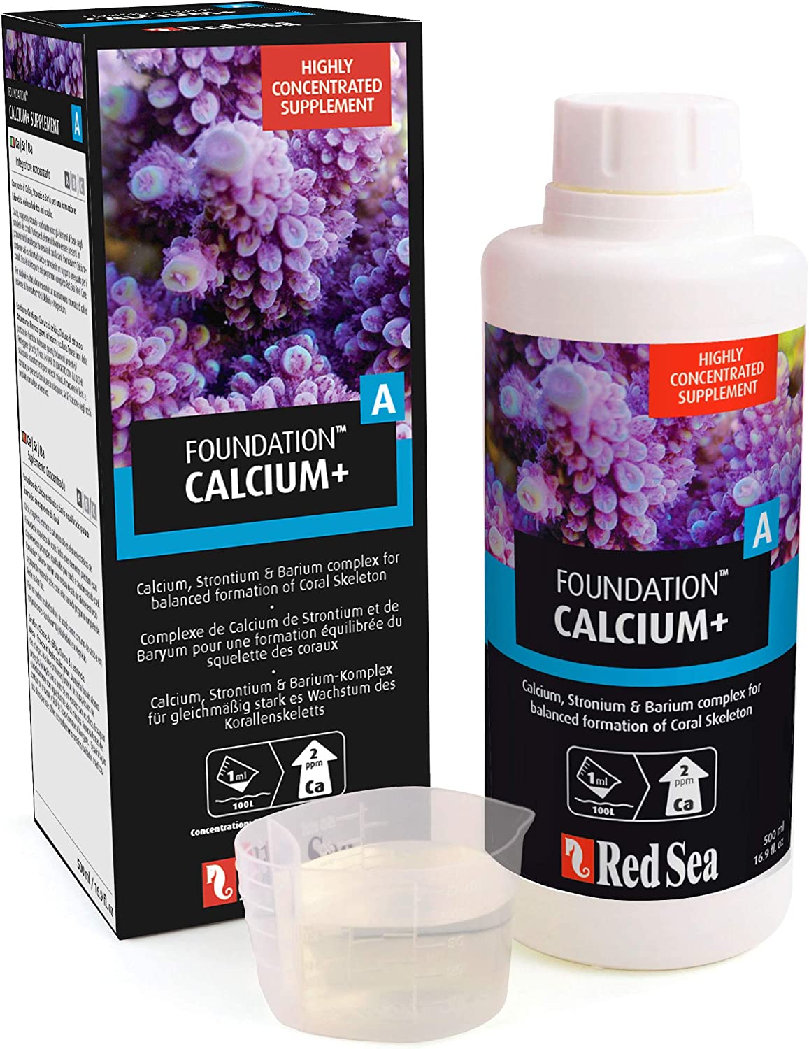 Red Sea Foundation A Calcium+ (Ca/Sr/Ba) 500ml (R22013)