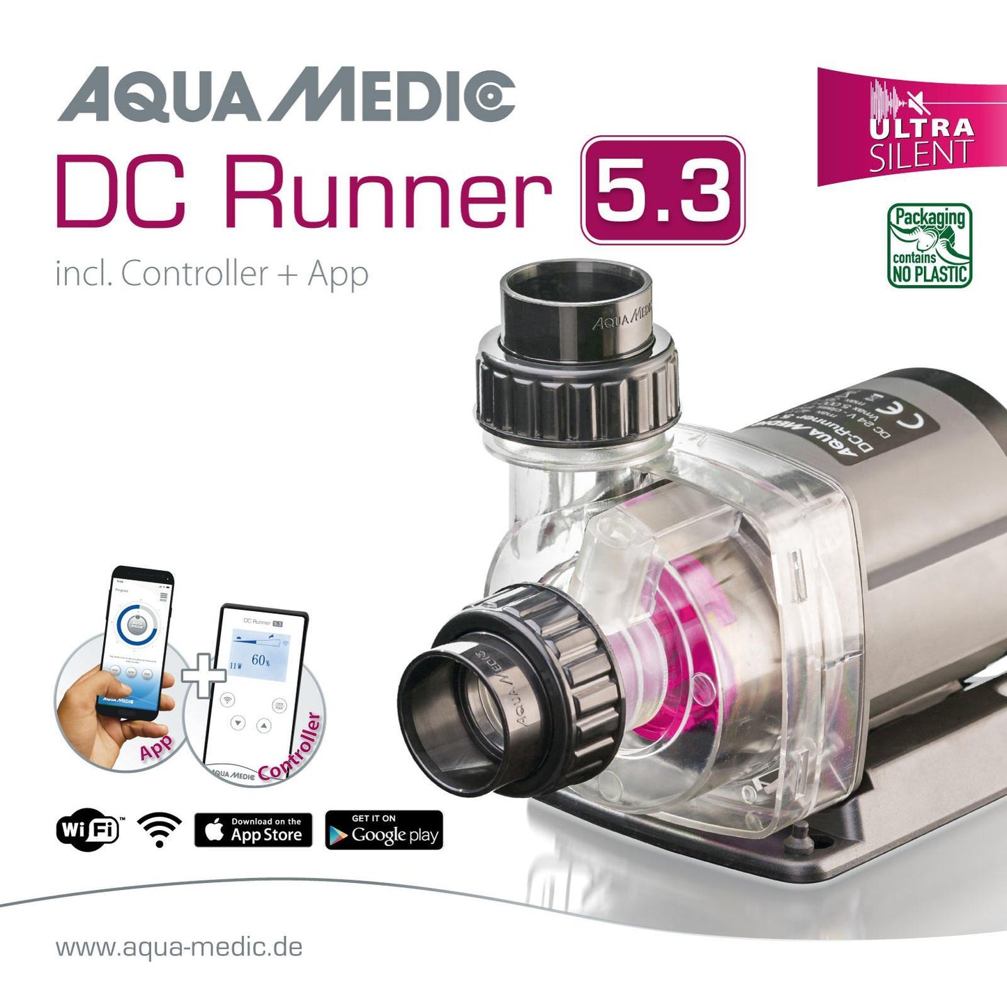 Aqua Medic DC Runner 5.3 Förderpumpe Strömungspumpe (max. 5000 l/h)