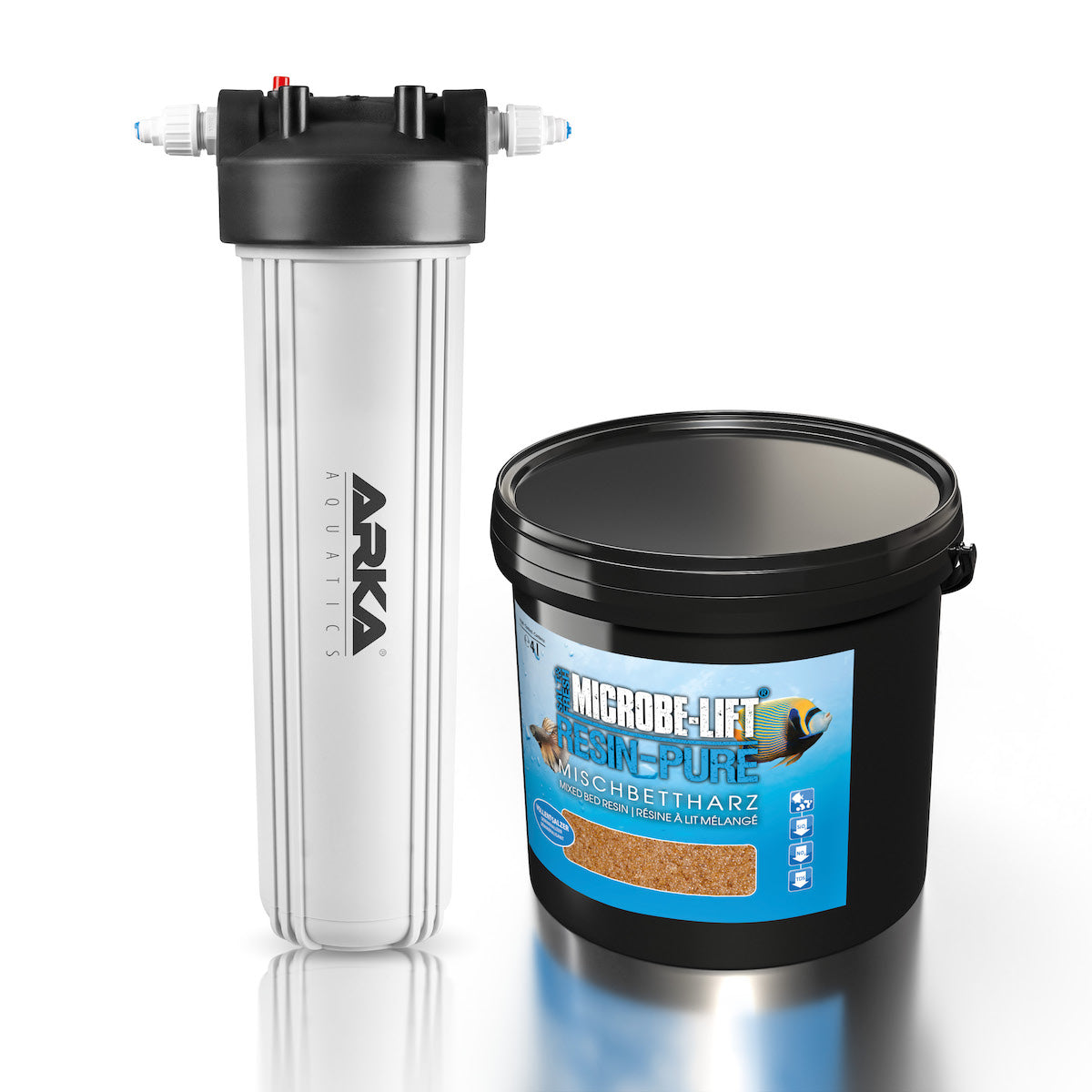 AKTION: ARKA myAQUA Multifilter 4 L + Resin Pure 4 Liter Mischbettharz Bundle